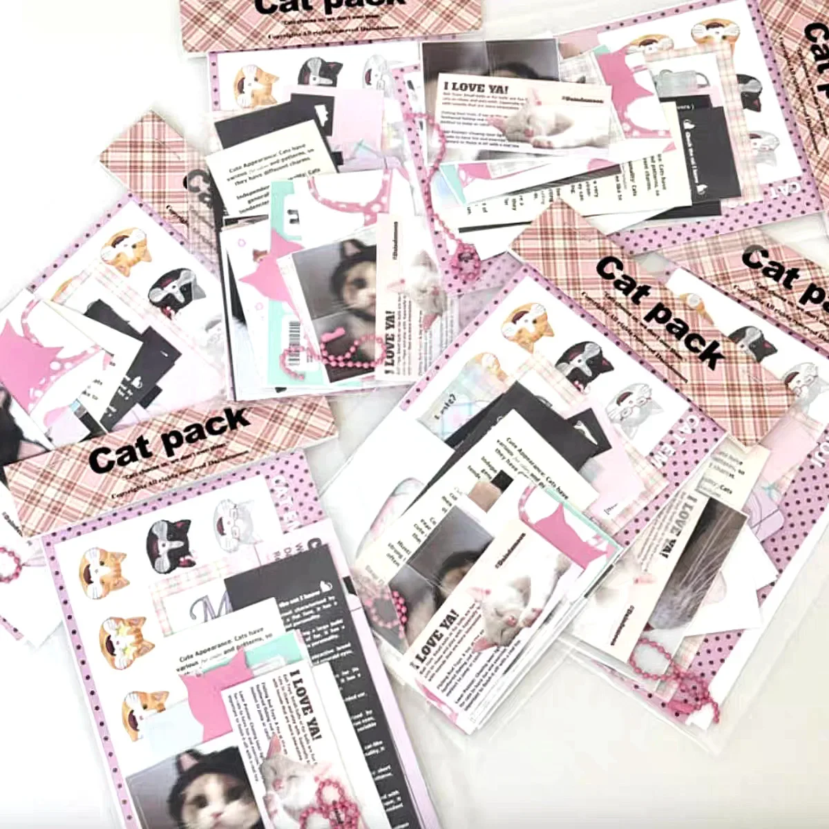 الكورية Ins شعبية Oab سكرابوكينغ المواد بطاقة ملصق الهاتف المحمول ملصق حقيبة خليط حافظة للبطاقات ملصق حزمة