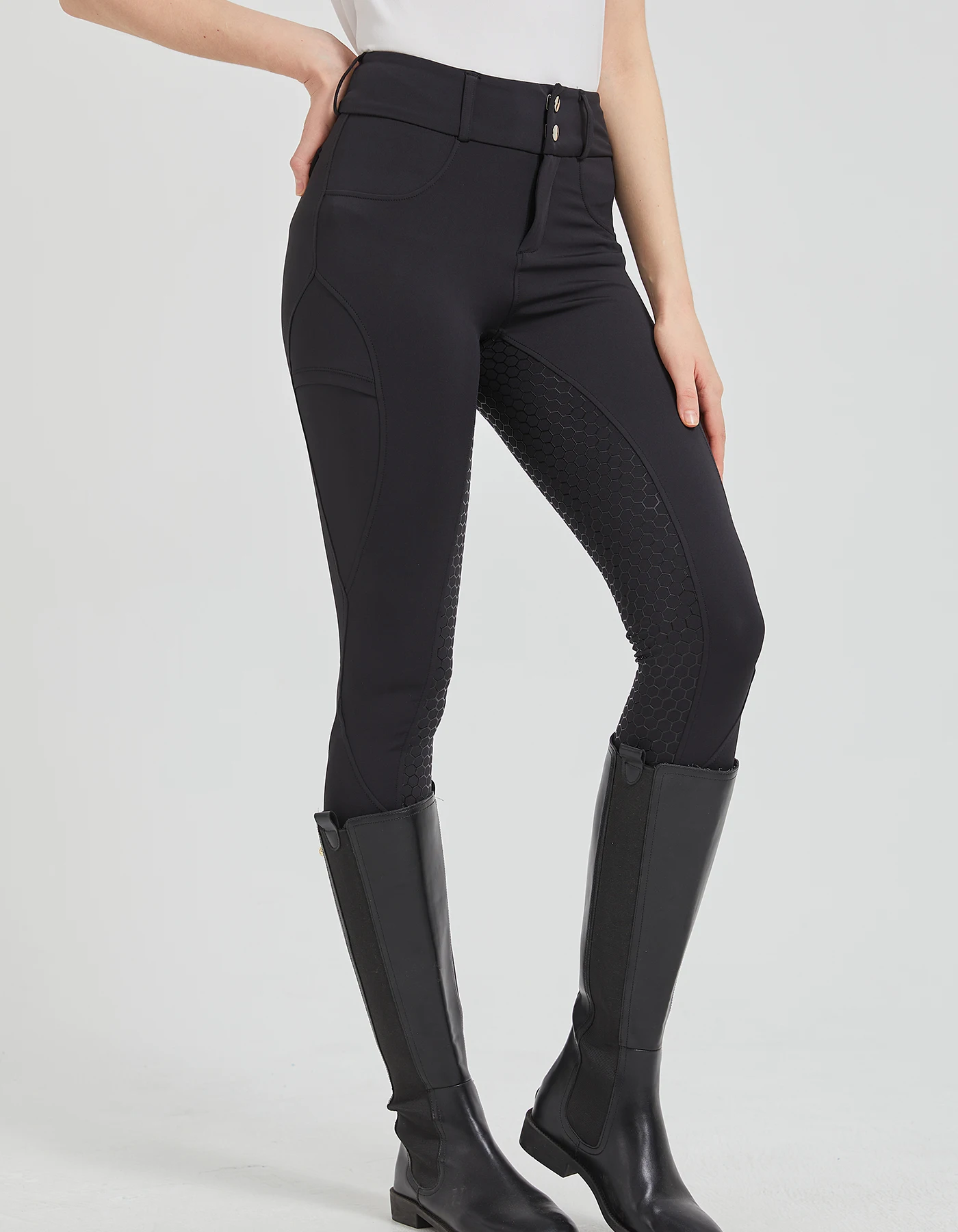 Calças profissionais de equitação de silicone antiderrapante de secagem rápida calças esportivas de ciclismo para exames equestres