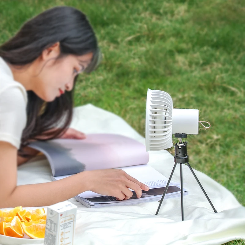 Portable Speed Cooling Fan Summer Wireless Chargeable  Office Desktop Outdoor Multifunctional Tripod Ceiling Fan Camping Fan