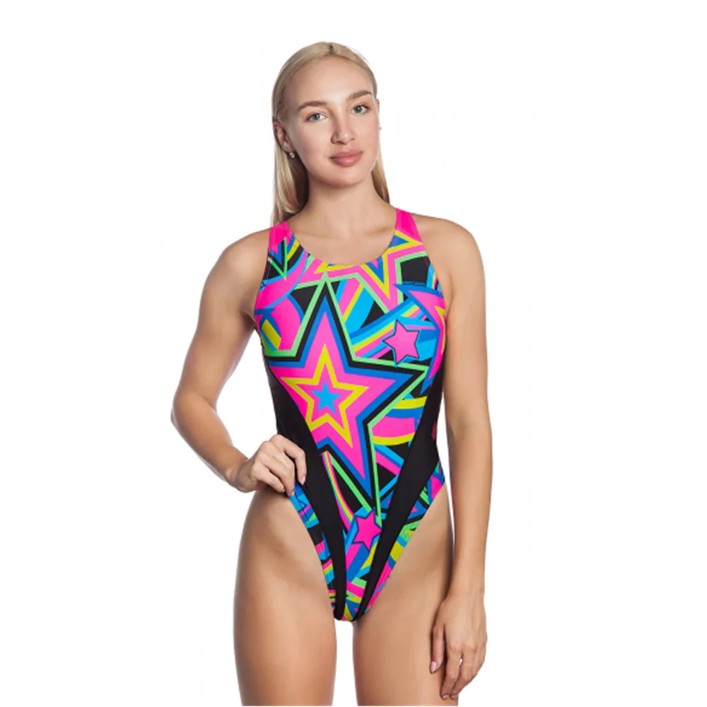 mad wave Backless Bodysuit Women Bathing Training Fitness Beach S curve beauty one-piece swimsuit Swimming Suit Fitness swim
