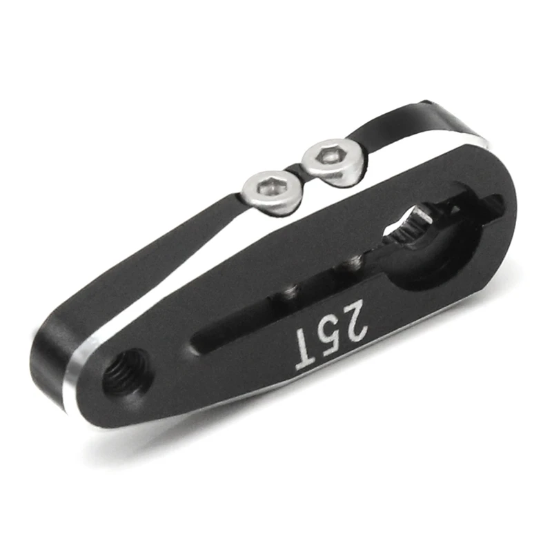 أذرع مؤازرة عالمية من سبائك الألومنيوم ، ذراع توجيه 25 سنًا لسيارة تحكم عن بعد ، شاحنة ، طائرة ، متينة ، سهلة الاستخدام ، 25 طن