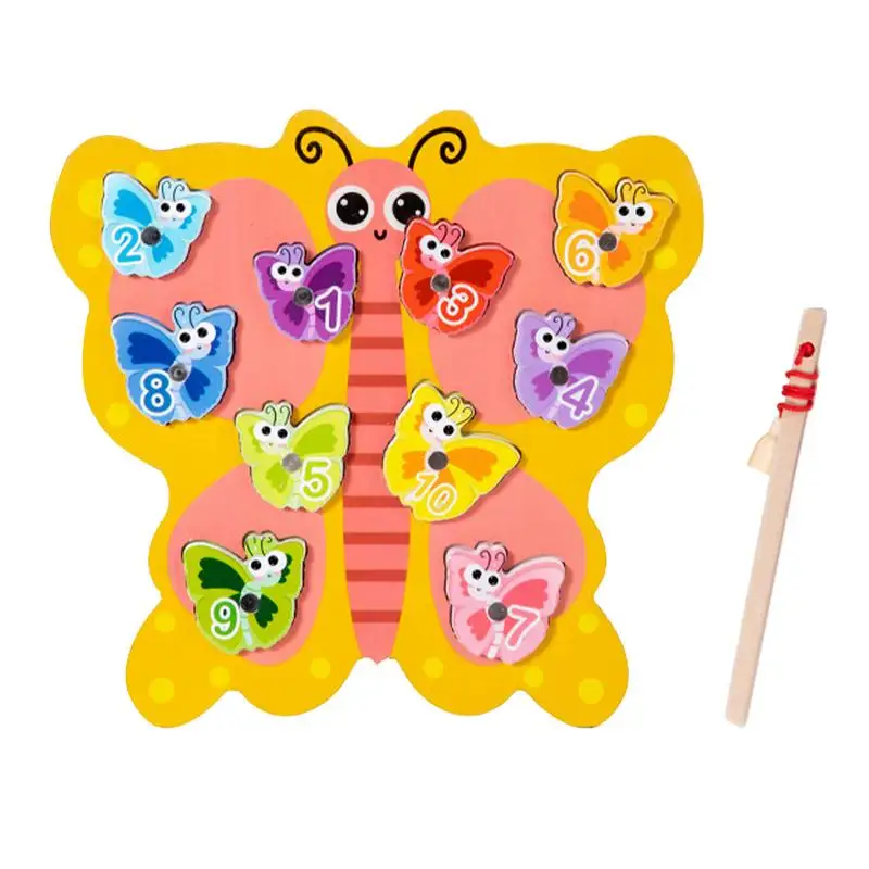 

Kids Fishing Toy Cute Interactive Fishing Toy Fine Motor Skill Toys Fishing Pole Toy Preschool Toy Family Game For Birthday