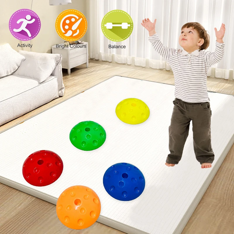 Kids Balance Stepping Stones Sports Toys Montessori Sensory Integration Training Parish Activity Autism Social Interaction Game