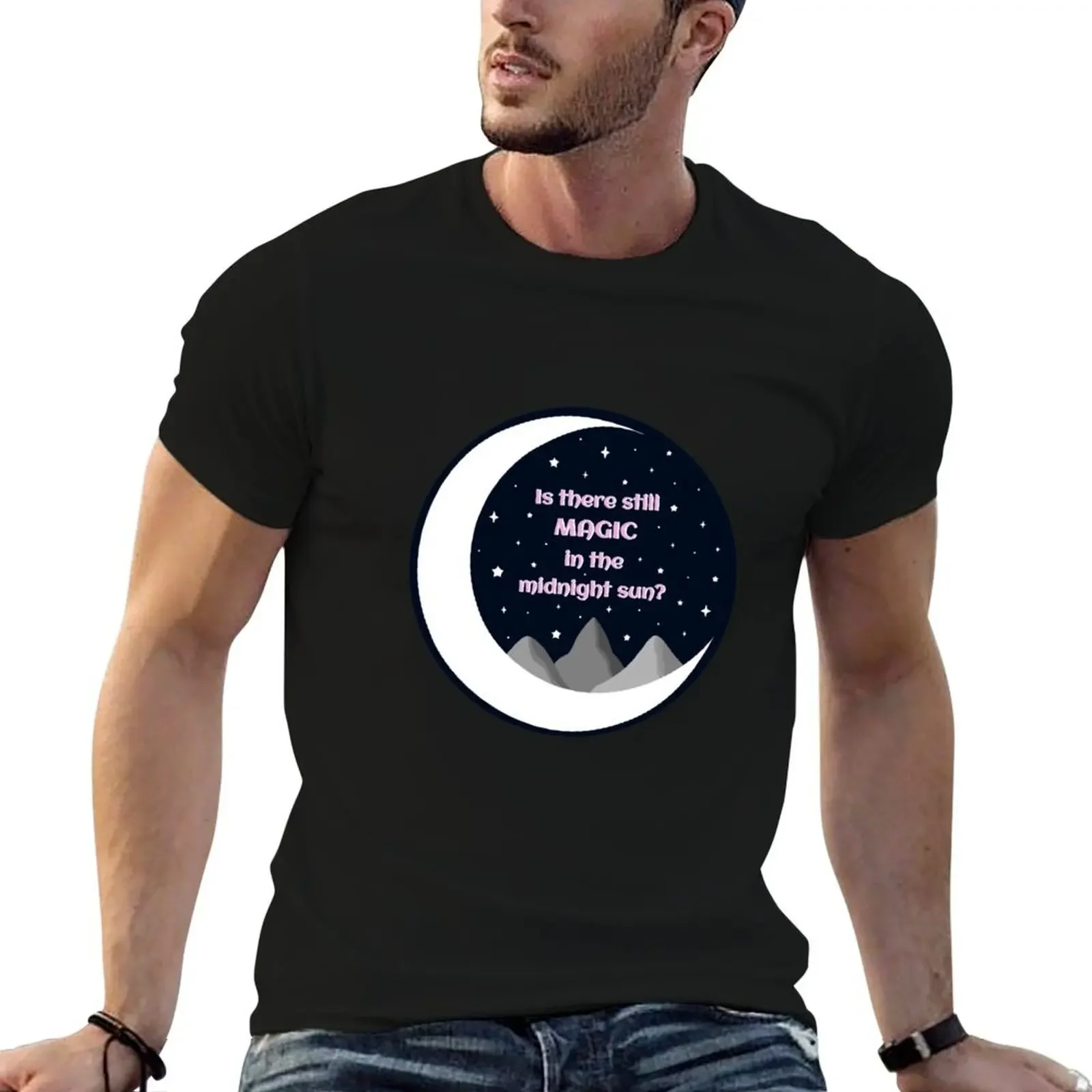 

Is There Still Magic in The Midnight Sun Art/Wall Print T-Shirt Aesthetic clothing new edition plus size clothes Men's t-shirts