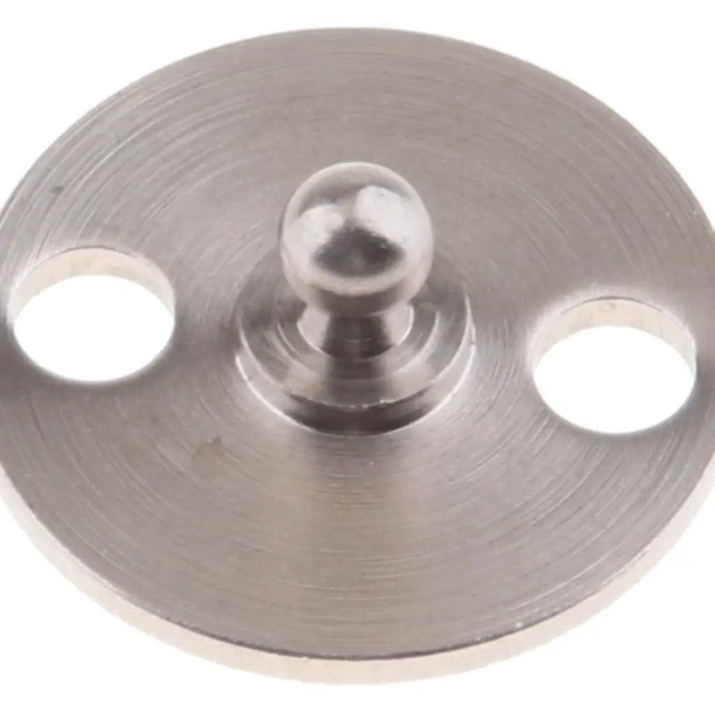 غطاء أزرار من القماش البحري للقارب الفضي بقطر 3/8 بوصة