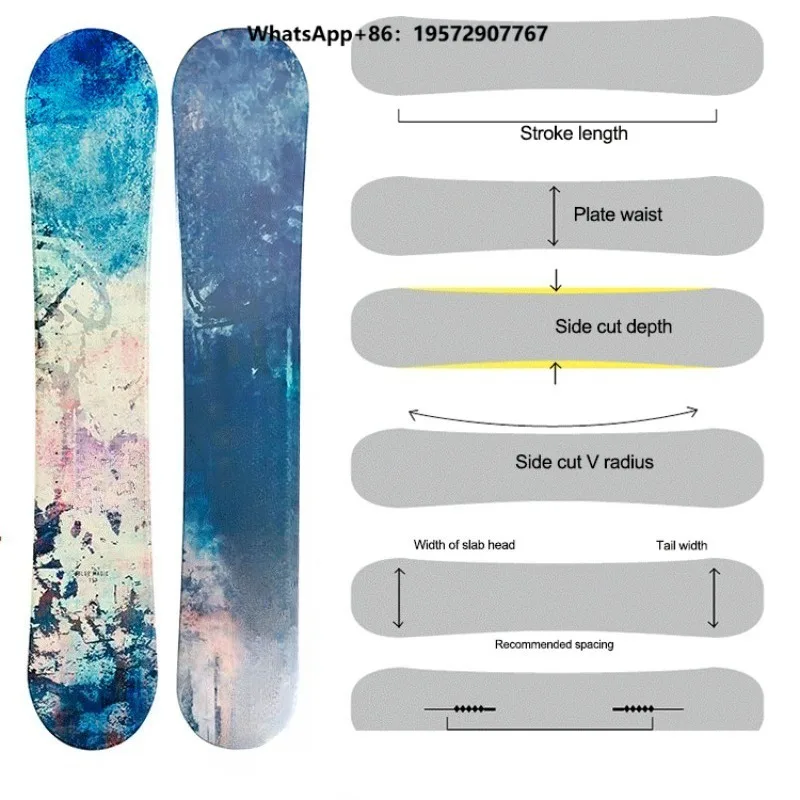 High Quality Freeride Snow Board Freestyle Snowboard Manufacturer Custom Snowboard