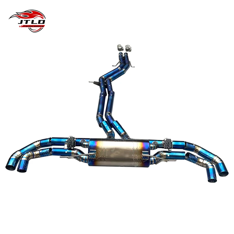 JTLD Performance Titanium Exhaust with Valvetronic Muffler for Audi SQ8 4.0 2017-2023