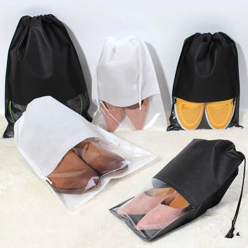 Reise-Schuhtaschen für Damen, staubdichte Abdeckung, Schuhe, Taschen, Vliesstoff, Reise-Beam-Port, Schuhe, Aufbewahrungstaschen