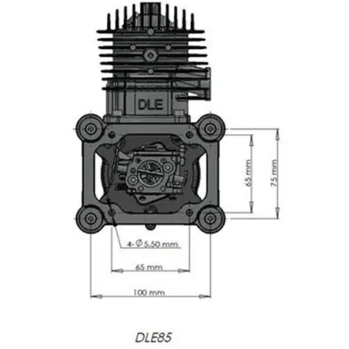

2025 hot sale New DLE85 oline Engine 85CC for Model Airplane