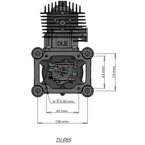 2025 hot sale New DLE85 oline Engine 85CC for Model Airplane