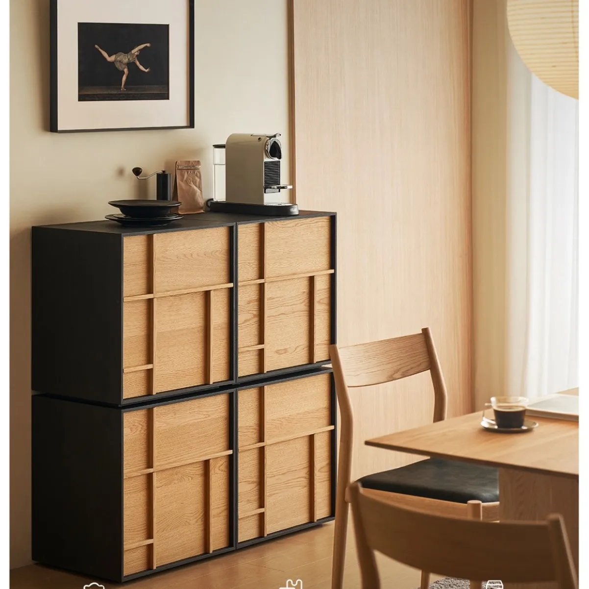 Medieval TV cabinet Bedroom storage Home storage cabinet