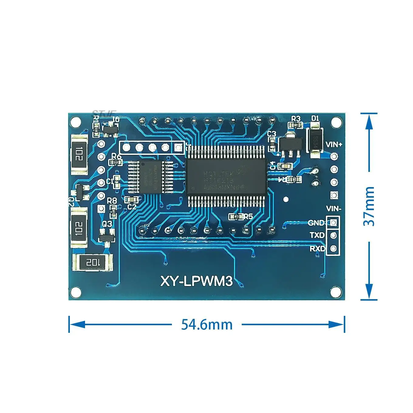 3 channel PWM pulse frequency duty cycle adjustable module square wave rectangular wave signal generator