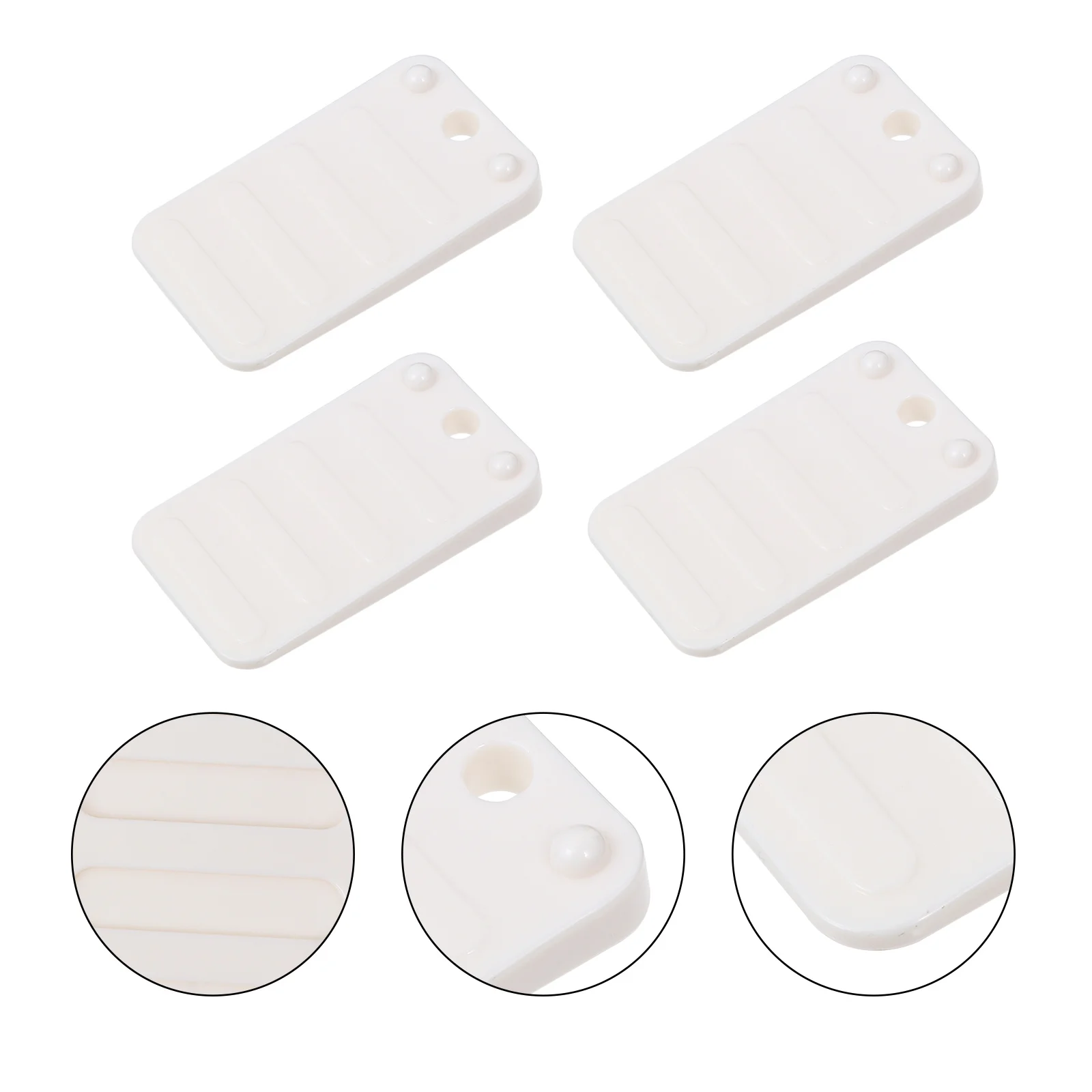 

6 Pcs Booster Pad Furniture Floor Protectors Durable Plastic Table Leg Risers Stabilizers Feet Cushion Anti Skid Home Use