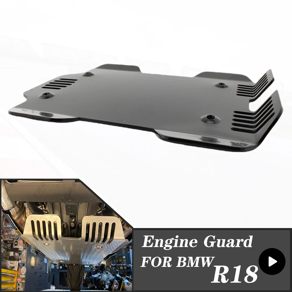 

For BMW R18 2020 2021 2022 Motorcycle Engine Chassis Guard Protection Skid Plate Cover R 18 Black