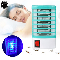 1pc Hot Mini Mosquito Killer Lamps LED Socket Electric Insect Mosquito Repeller Household Socket Zapper Night Lamp