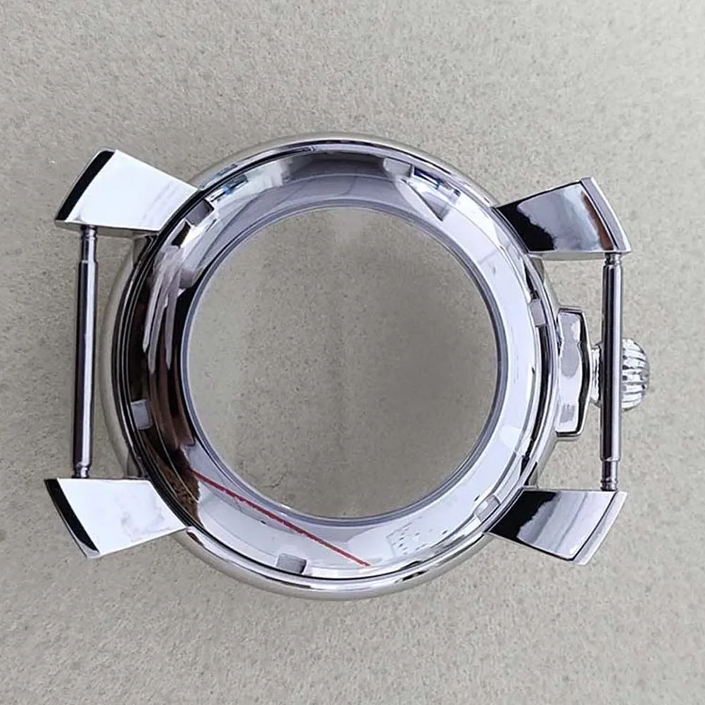3/12 o'clock Stainless Steel Watch Case Shell Mineral Glass Watch Repair Accessories for NH35/36 Movement ﻿