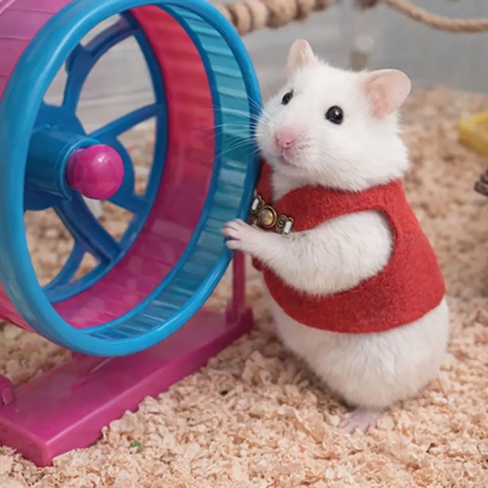 Small Pets Cloth Cute Adorable Hamsters Apparel Skin-friendly Buckle Cozy Pet Vest Warm Fabric Soft Four Season Pet Product