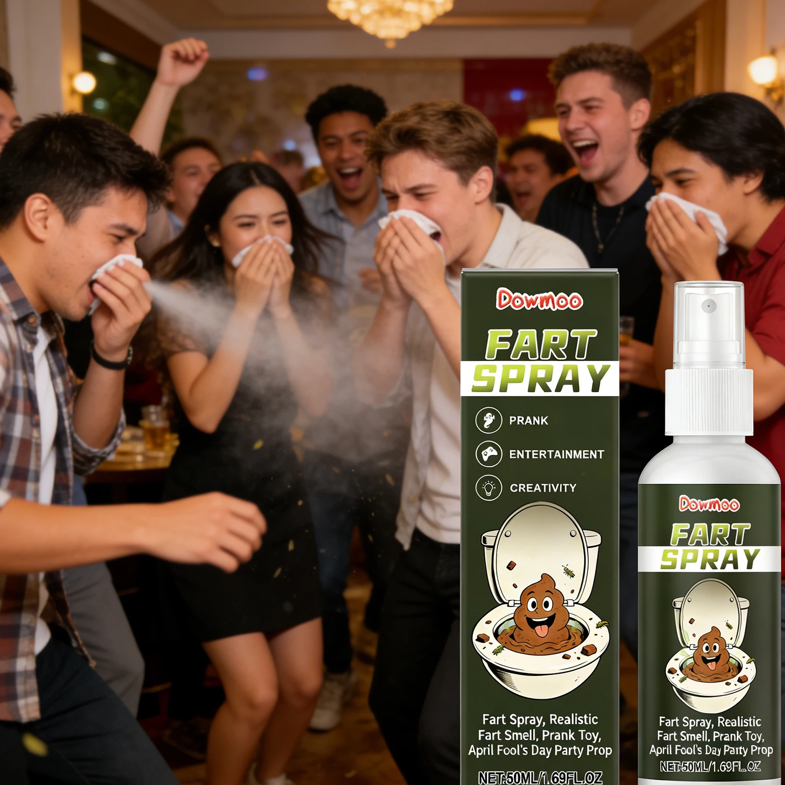 Strong Stink Spray Realistic Fart Odor Bring Joyful Laughter Enhance Party Interaction Funny Toys Fool's Day Party Trick Spray