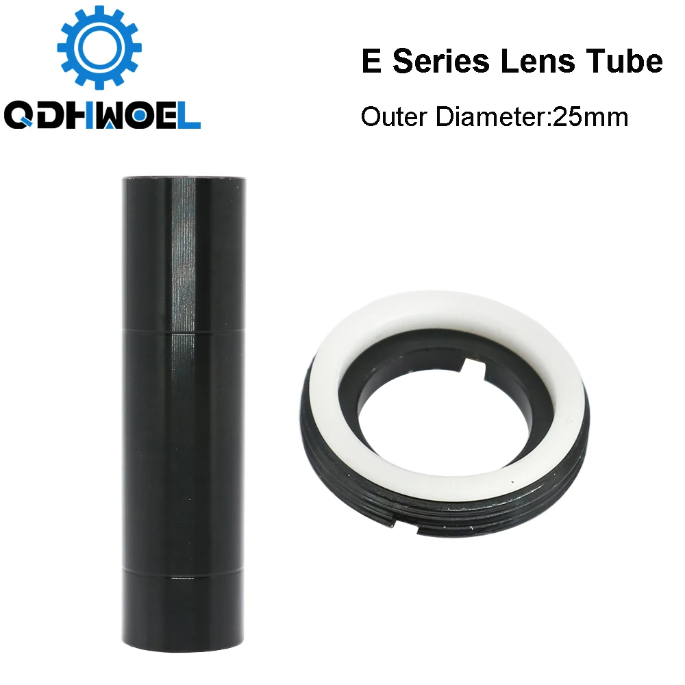 QDHWOEL E Series CO2 O.D.25mm obiektyw Tube dla D20 F50.8/63.5/101.6mm obiektyw CO2 maszyna do grawerowania i cięcia laserowego