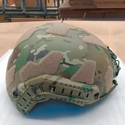 FAST SF Ballistic Helmet Aramid Grade NIJ IIIA Wendy Suspension  Lined MC CP Camo