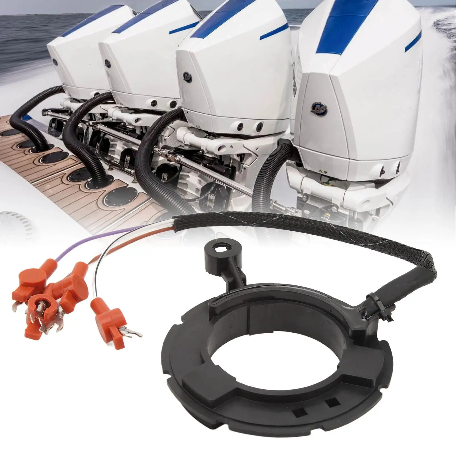50 -70hp 3気筒エンジン用の耐久性のある敏感な海洋船外機トリガー、134-6453
