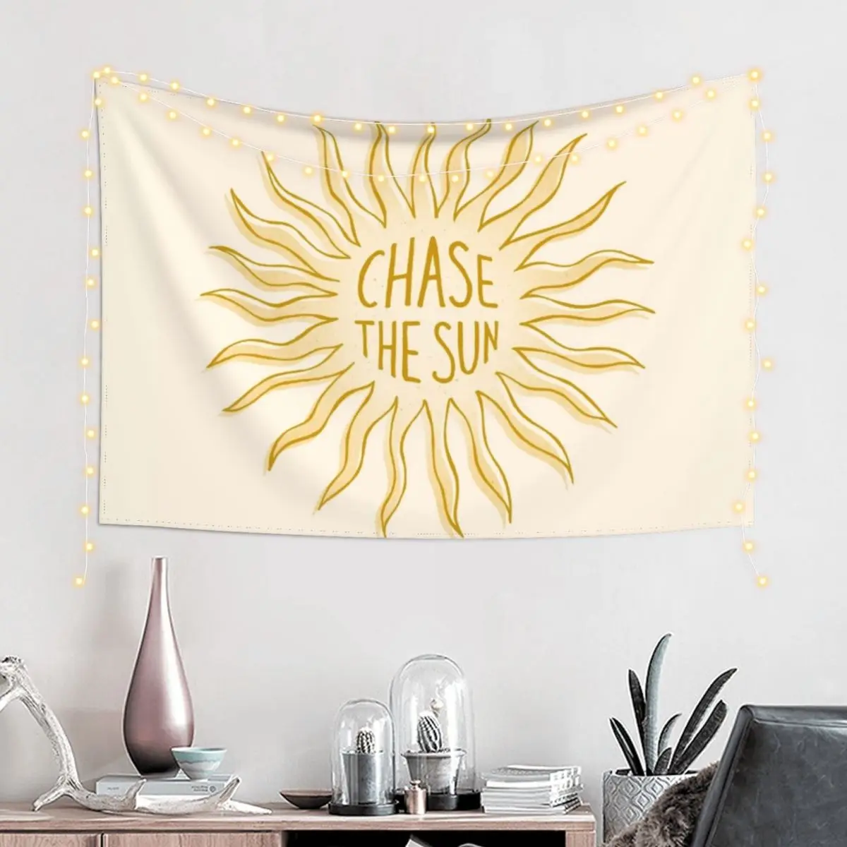 Chase the Sun Tapestry Carpet On The Wall Aesthetic Home Decor Tapestry