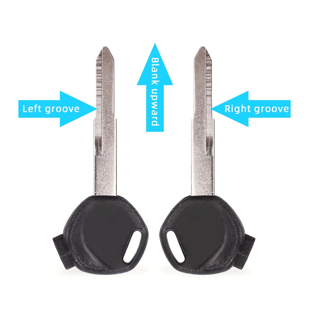 1Pcs Blank Key Motorcycle Replace Uncut Keys For scooter A magnet Anti-theft lock keys Zoomer DIO 56 Z4 Z125 SCR100 WH110