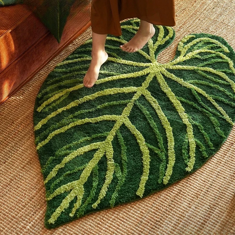 Flowerflower tufted large hot plant carpet plant surroundings living room, bedroom, bed and floor mat