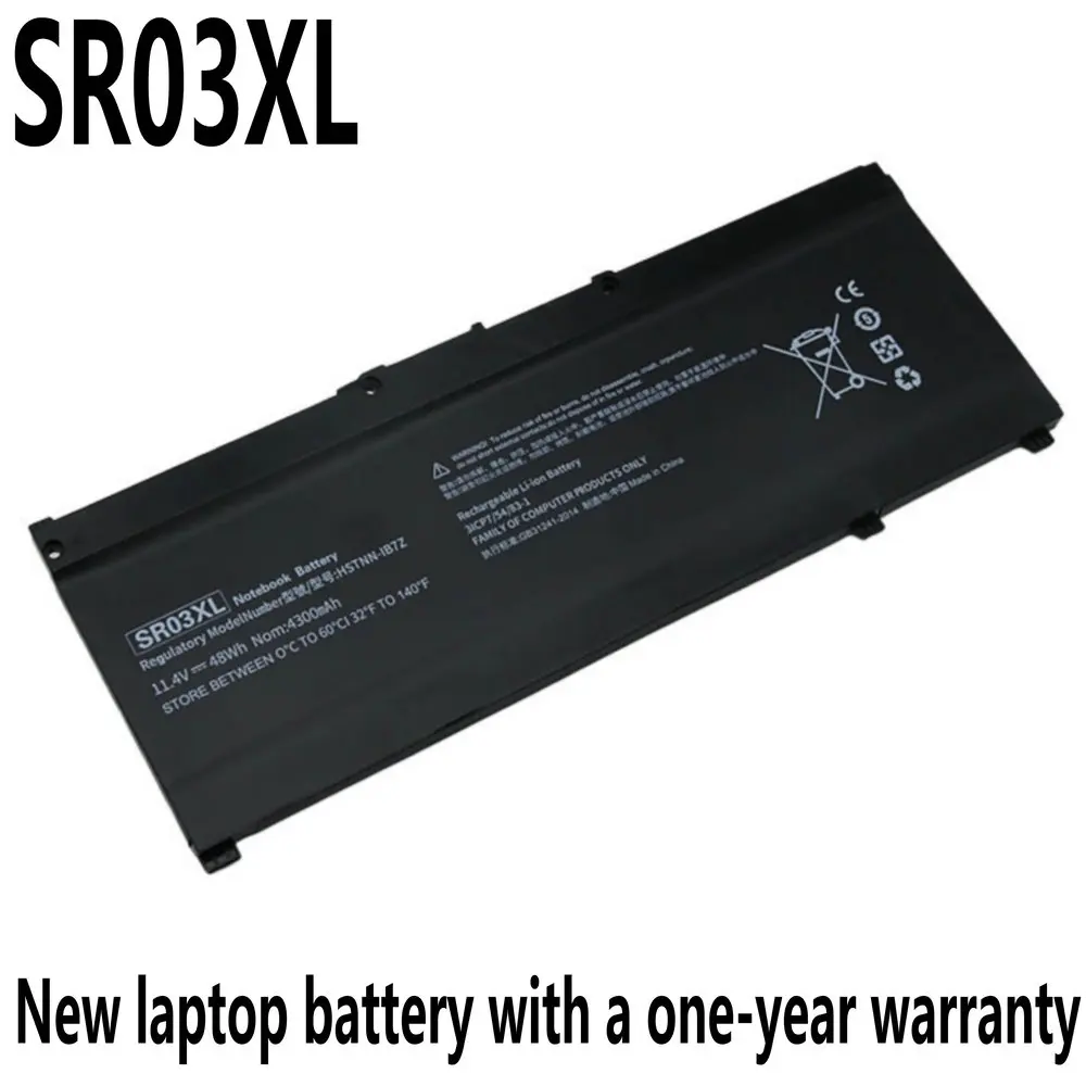 New SR03XL L08934-2B1 L08855-855 Laptop Battery For HP OMEN 15-CE,17-CB0052TX Pavilion Gaming 15-CX0096TX,CX0006NT