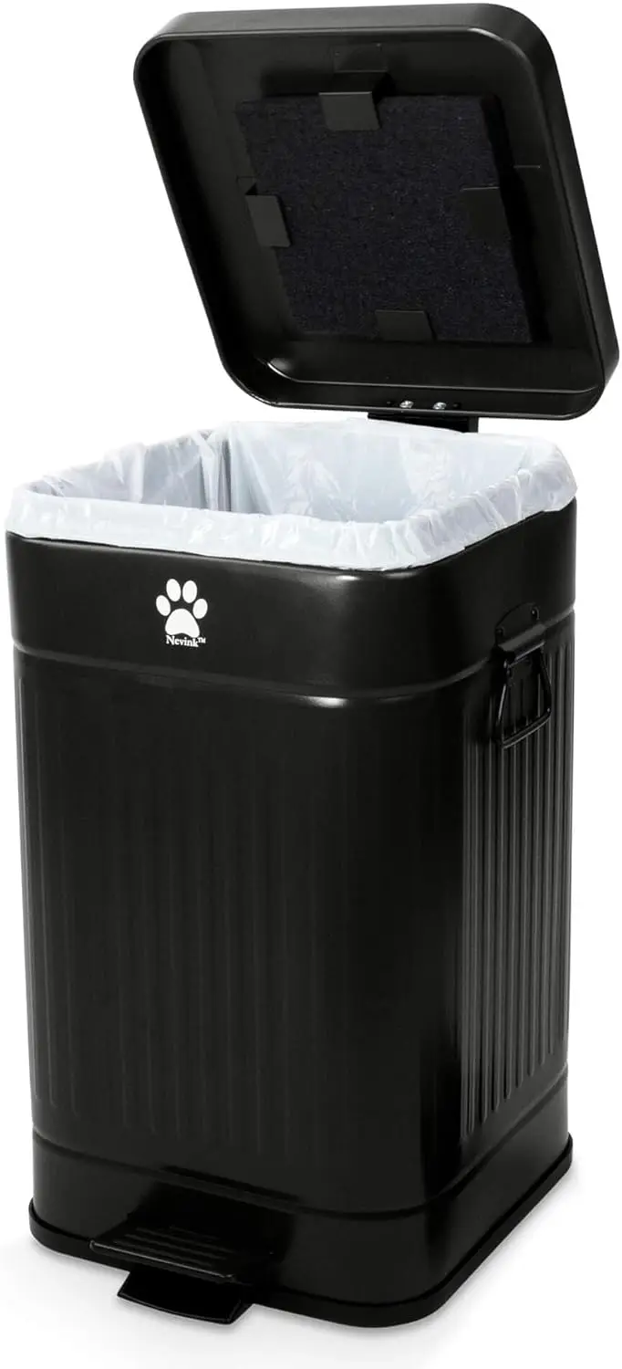 

Dog Poop Trash Can Outside - Outdoor Dog Waste Trash Can with Lid - Odor Proof Waste Station Container for Backyard - 12L