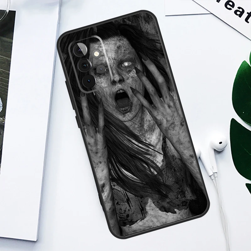 Scary Horror Scream Phone Case For Samsung Galaxy A34 A54 A14 A32 A12 A13 A33 A22 A52 A72 A23 A53 A73 A51 A71