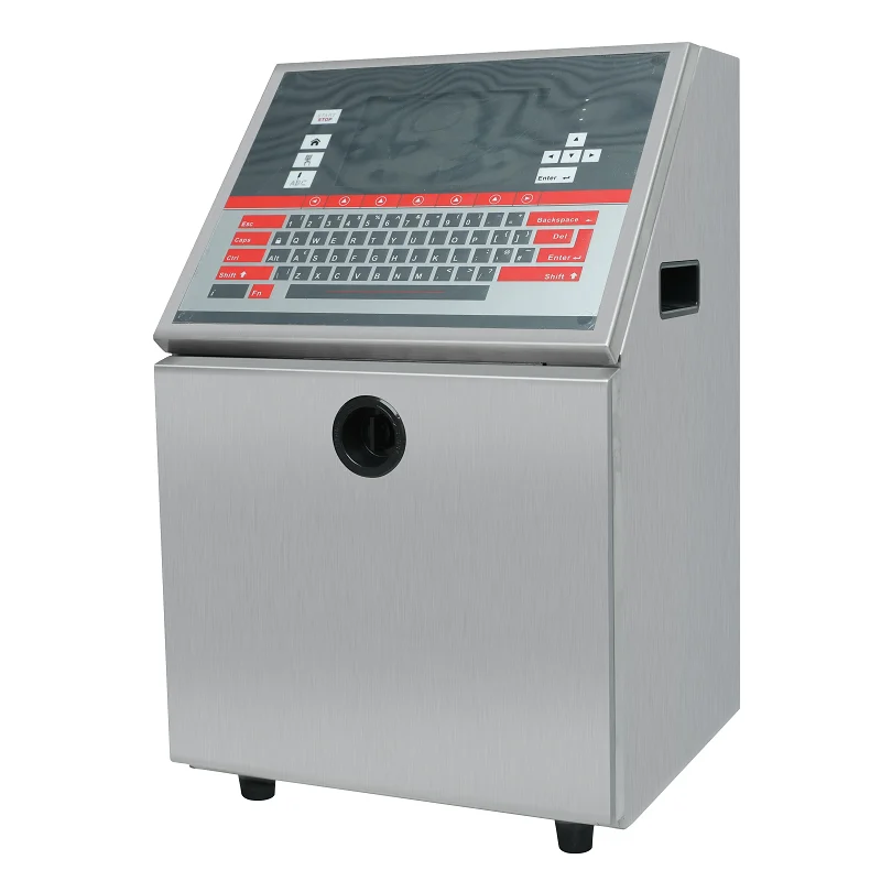 FAST JET Industrial Batch Coding CIJ Inkjet Printer Continuous Industrial Label Printer Expiry Date Printing Function Supplies