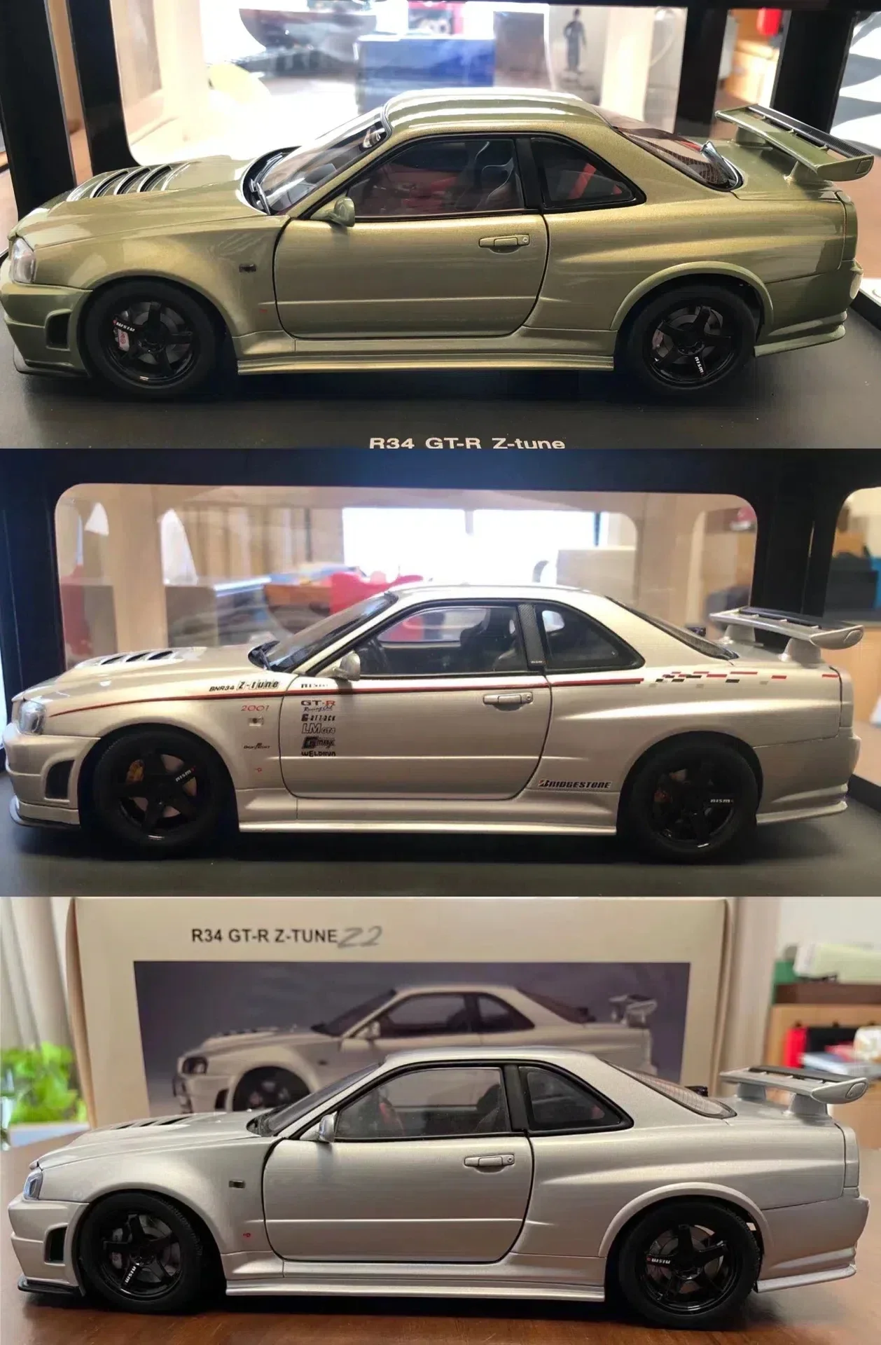 

Autoart 1:18 R34 Z Tune Skyline JDM Simulation Limited Edition All Open Alloy Metal Static Car Model Toy Gift