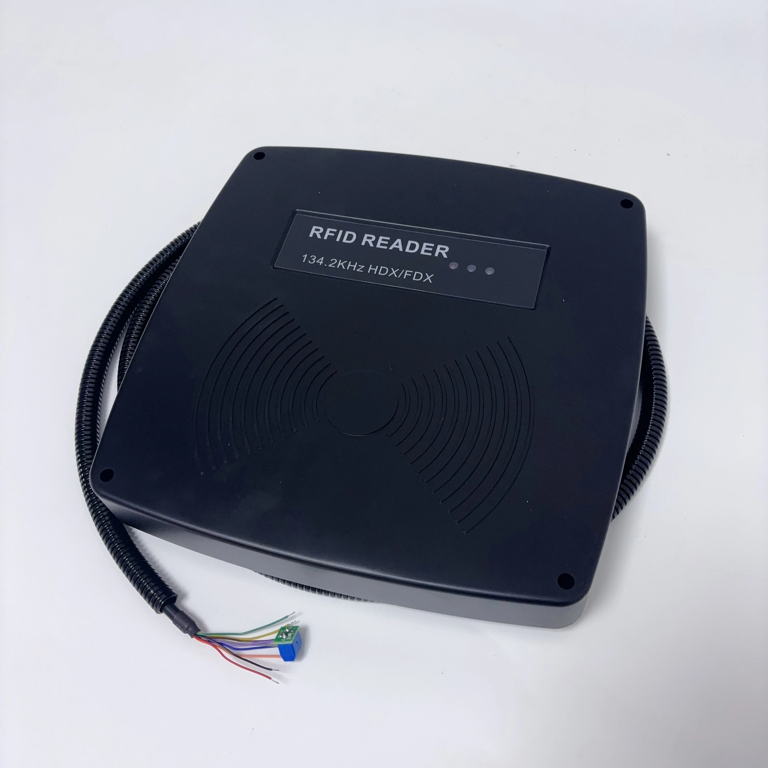 

134.2KHz Long Range 50cm RFID Fixed Reader ISO11784/5 HDX FDX-B RS232 Cattle Goat Ear Tag Reader for Livestock