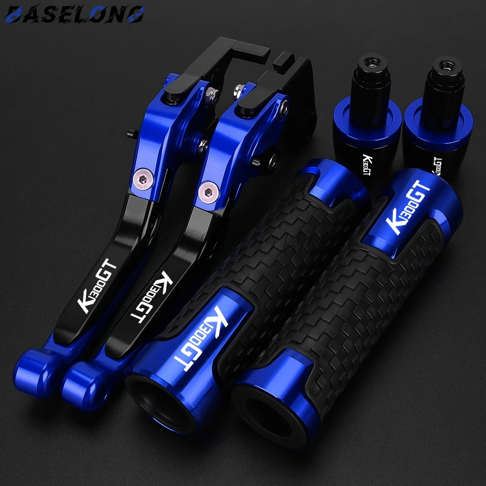 For BMW K1300GT K 1300GT K1300 GT 2009 2010 2011 2012-2015 Motorcycle Adjustable Clutch Brake Levers Handle Bar End Grips Caps