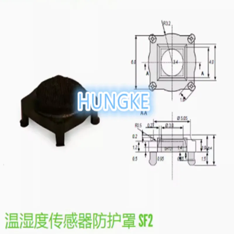 SF2 Temperatura e Umidade Sensor Capa Protetora, 5pcs por lote
