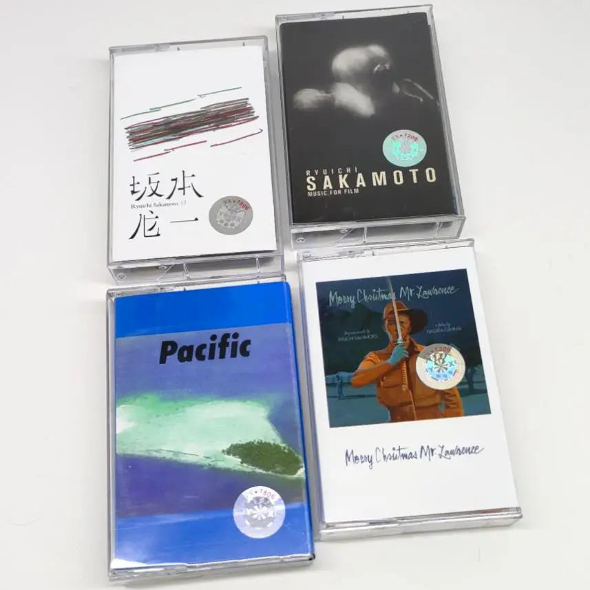 Cinta musical clásica Ryuichi Sakamoto, álbum del Pacífico, casetes Async, Cosplay, Walkman, grabadora de coche, trampas sonoras, colección de cajas, regalos