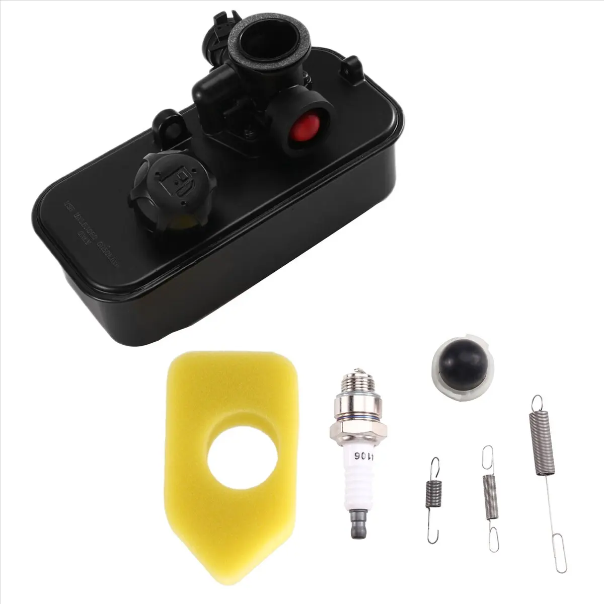 ABZT 499809 Gas Tank Carburetor Assembly Kit for 498809A 494406 Lawn Mower Accessories