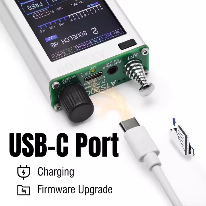 ATS120 ATS100 ATS200 Портативный радиоприемник Bluetooth SSB FM RDS 64-108 МГц AM LSB USB Вседиапазонный радиоприемник Расширенная антенна