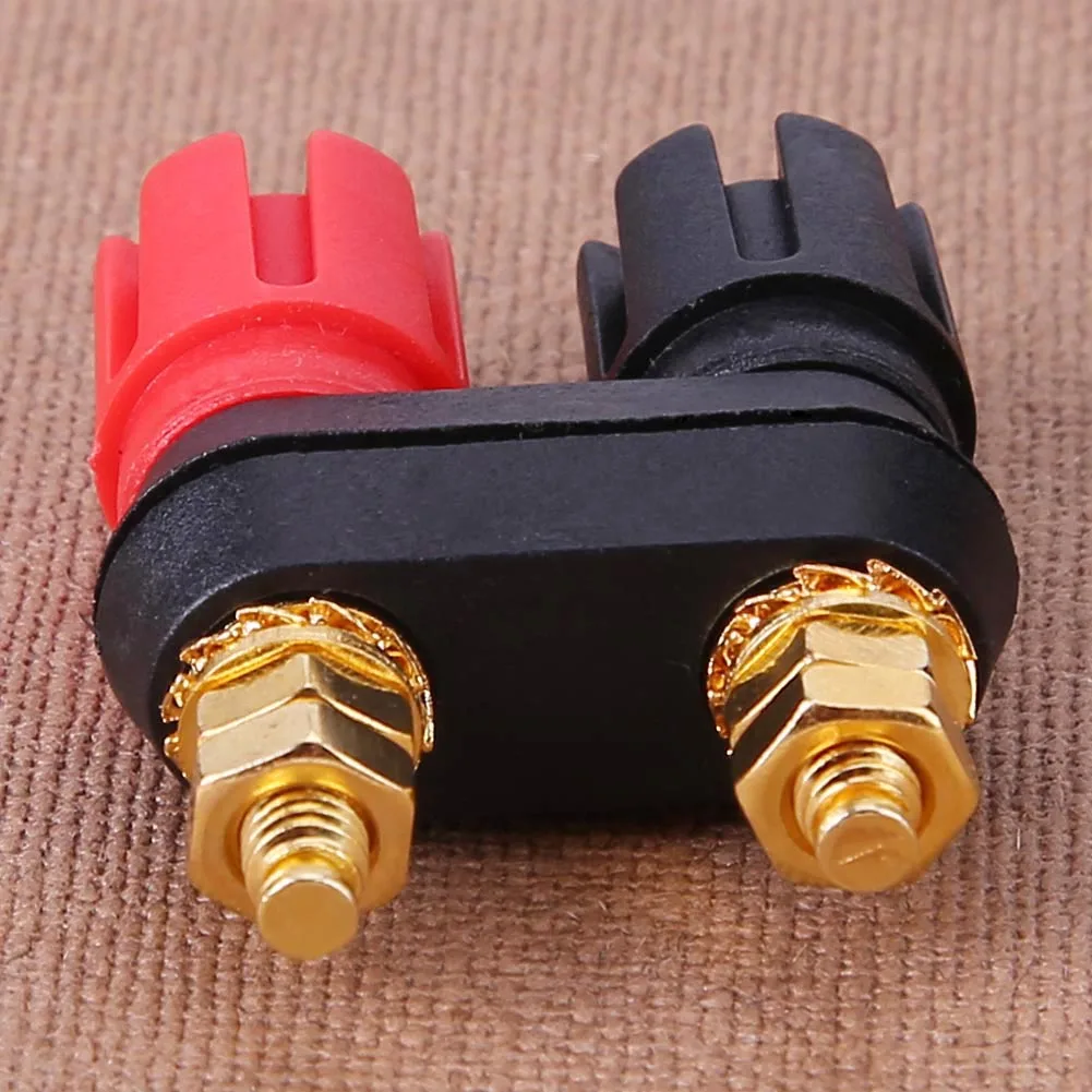 Banana Plug Couple Terminals Professional Amplifier Binding Post Speaker Plug Jack Accessories