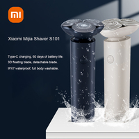 XIAOMI Mijia Electric Shaver S101, Triple Blade Dry Wet Beard Shaving Rechargeable Mens Razor Anti-Clip Fast Clean Beard Trimmer