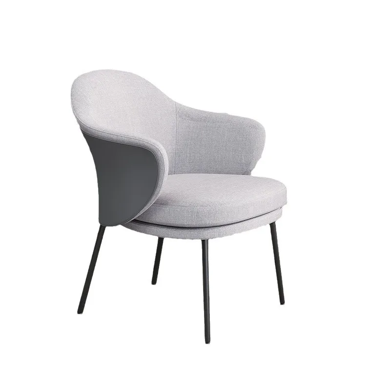 

For Nordic Luxury High-End Italian Minimalist Design Dining Chairs Home Living Office Negotiation High Quality Armchair Chair