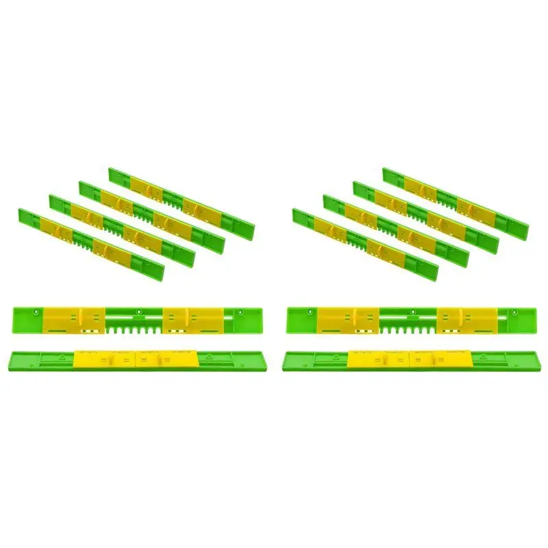 

Премиум-12 шт. входного редуктора для улья, защита для мыши для пчелиного улья, 8 рамок, 12,5-дюймовые пластиковые раздвижные ограждения для мыши для улья