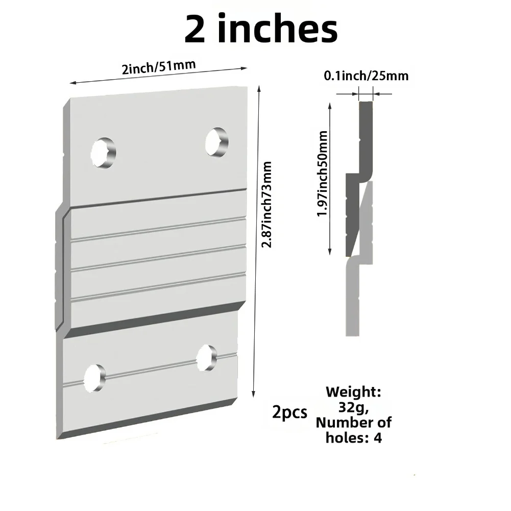 For French Z Cleat Hangers 2 Pack Heavy Duty Aluminum with 80lbs Load Capacity for Wall Mounting of Home Decor