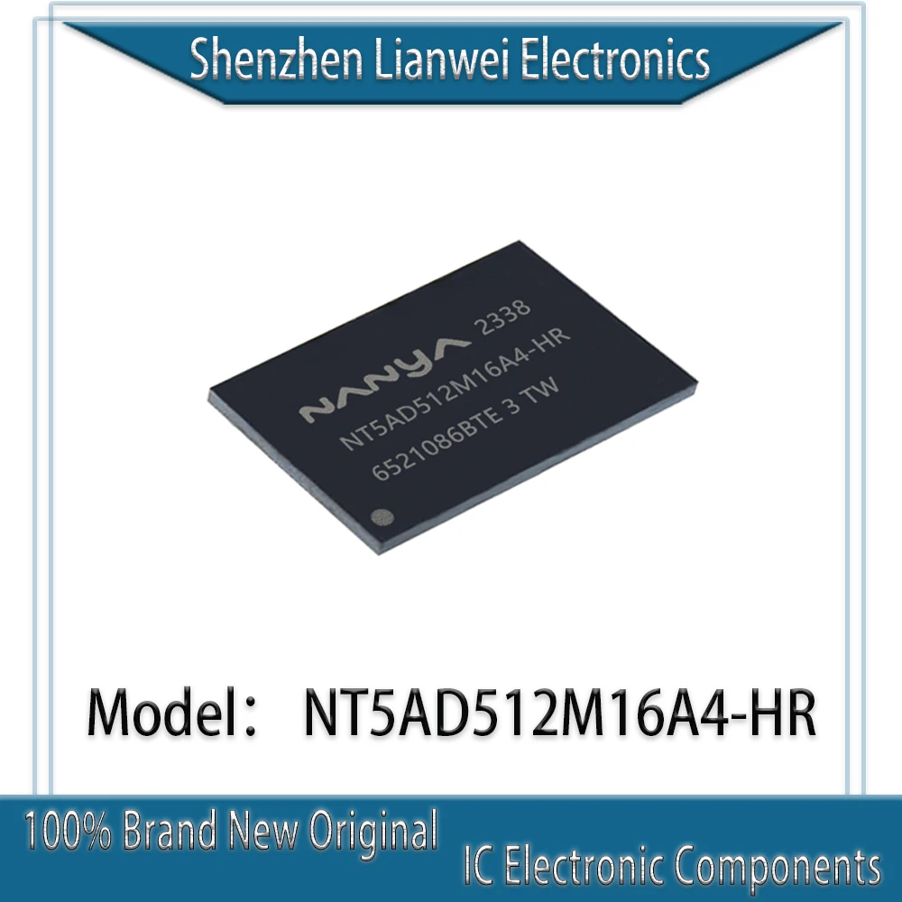 

100% New Original NT5AD512M16A4-HR IC DDR4 SDRAM 8GB Memory Chipset TFBGA-96