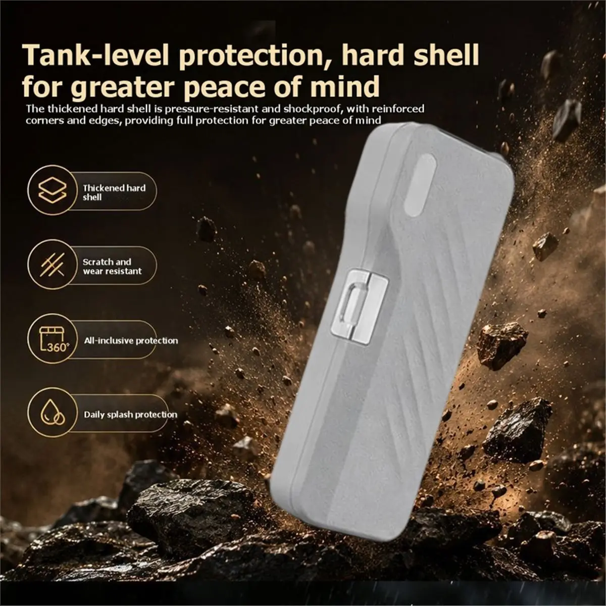 Portable Hard Shell Storage Case for Pocket 3/Pocket 4 Shockproof Protective Box B