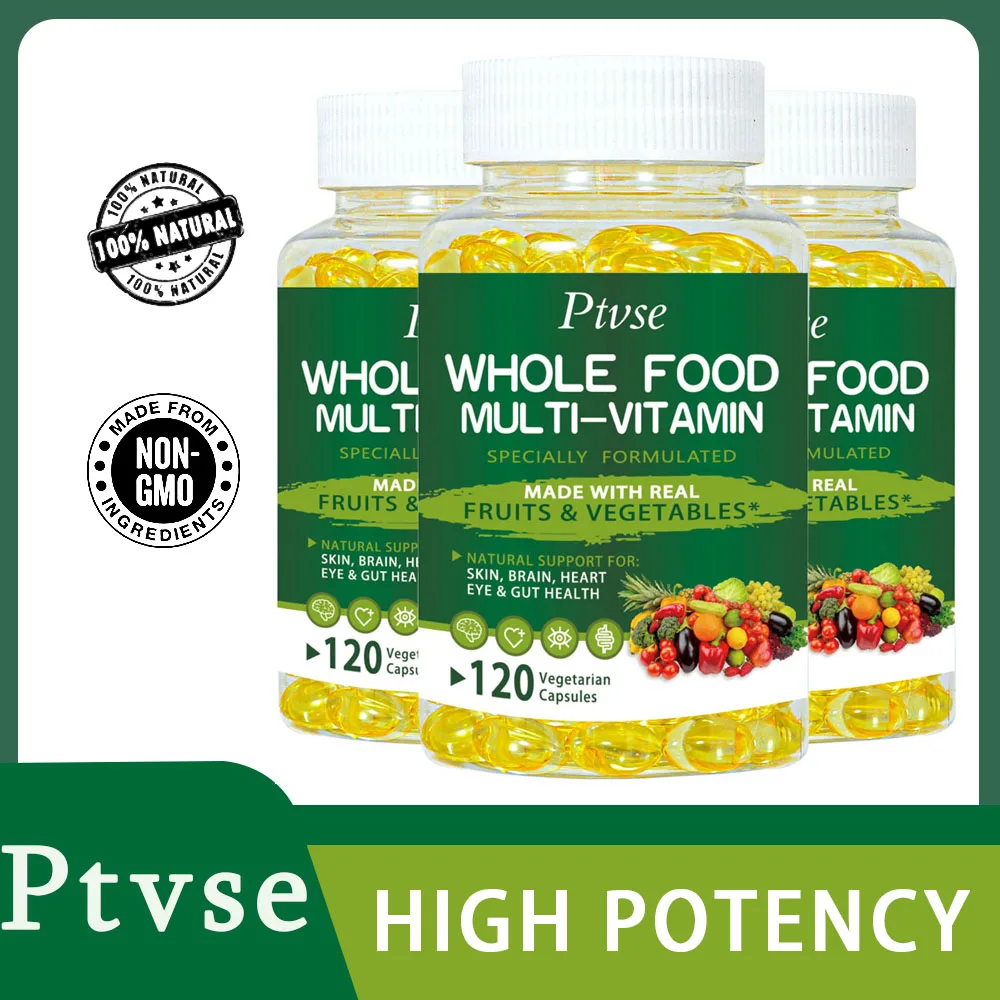 

Fruit & Vegetable Complex Capsules Rich In Multivitamins & Dietary Fiber Whole Foods Superfoods Boost Immunity