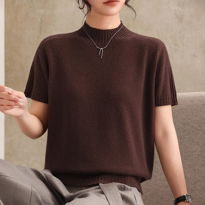 Suéter de punto de mezcla de c - Cashmere Sweater Formal reseña y precio