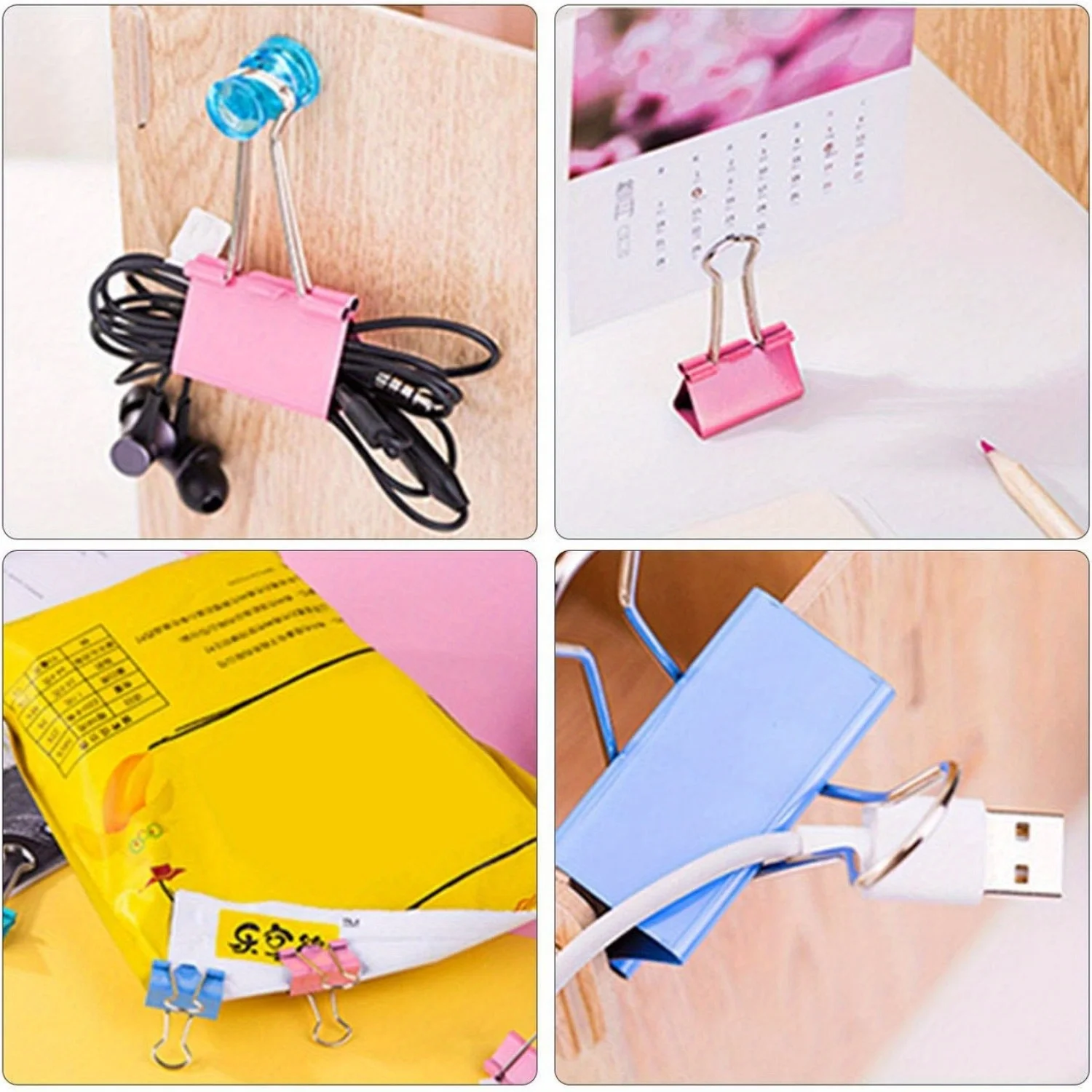 Long Tail Clip Colored Ticket Clip Tailcoat Clip Test Paper File Ticket Clip 1-6 # Size Book Clip Stationery