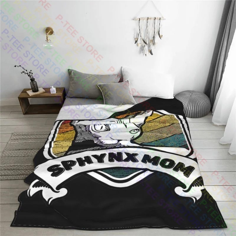 Sphynx Kat Moeder Trotse Haarloze Sfinx Kat Eigenaar Moeders Dag Deken Pluizige Nepbont Nerts Voor Twee Doeleinden